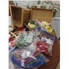 Image 2 : Arts & Crafts ; Silk Flowers, Baskets, Fancy Cut Scissors, plus more