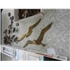 Image 5 : Mini Blind 26" x 45" - White, Cabinet Hardware & Brass Seagulls