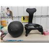 Image 2 : Gaiam Exercise Ball Chair with Extra Ball