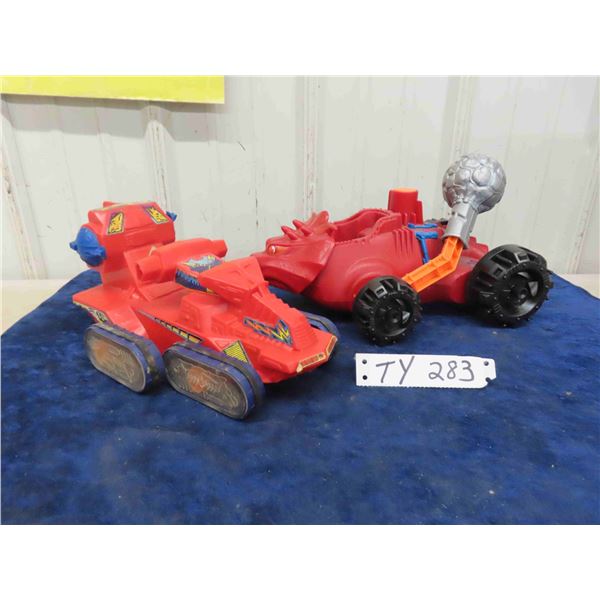 Vintage 1980s Masters of the Universe Vehicle Bundle Includes Attack Trak & 