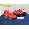 Image 1 : Vintage 1980s Masters of the Universe Vehicle Bundle Includes Attack Trak & 