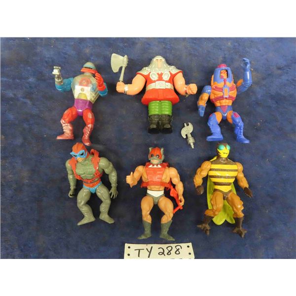 Vintage 1980s Masters of the Universe Action Figure Bundle Including ; Ram Man with