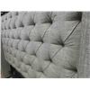 Image 6 : 84" Wide Headboard with Cloth Button Back