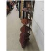Image 3 : Walnut Corner 'What Not Shelf' 5 Tier - 48" Tall 16" x 16" to 8"x 8" 