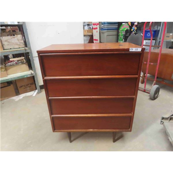 Mid Century 4 Drawer Dresser 18" x 33" x 41"