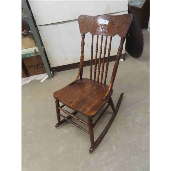 Press Back Rocking Chair
