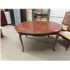 Image 2 : Dining Room Table 29" x 41" x 57" plus (1) 12" Leaf & 5 Cane Back Chairs