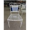 Image 2 : 4 Metal Patio Chairs