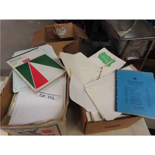 2 Boxes of Misc. Stationary, Analysis Pads Bond Paper, plus more