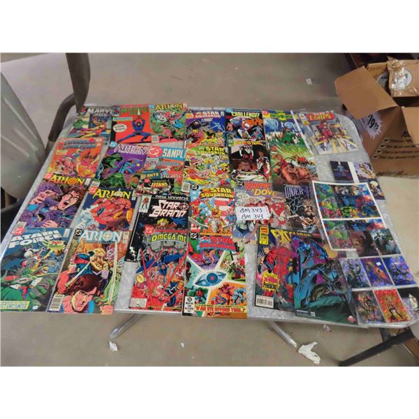 25 Comics ; The Star Squadron, Excalibur, Freedom Fighters, plus more
