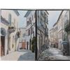 Image 1 : (2) 25" x 37.5" European Street Paintings