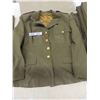 Image 1 : Canadian Woman's Army Corps (CWAC) Uniform - 3 pcs ; Tunic, Shirt, Pants