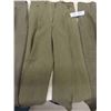 Image 2 : Canadian Army Wool Pants - 4 Pair