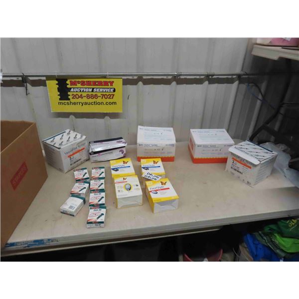 Medical Items ; 3cc Syringe, Covid Detector / Test Device, Blood Glucose 