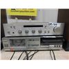 Image 5 : Technics Amp Model 50-8011, Hitachi Stereo Cassette Model D-E2 & Set of Speakers