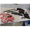 Image 1 : Booster Cables, Jobmate Power Reciprocating Saw, 2 Nail Pullers, 2 Tool Pouches