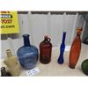 Image 3 : Collared Décor Bottles / Vases, Old Javex Bottle