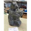 Image 1 : Soapstone 12.25" Tall Wolfe Original