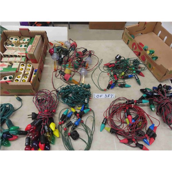 Various Christmas Lights, Replacement Bulbs
