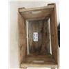 Image 8 : 2 Wooden Crates ; 7Up 10.5"  11" x 18" & Castrol with Lid 10.5" 11" x 17"