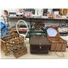 Image 1 : Picnic Baskets, Rattan Shelf, Magazine Rack, plus more