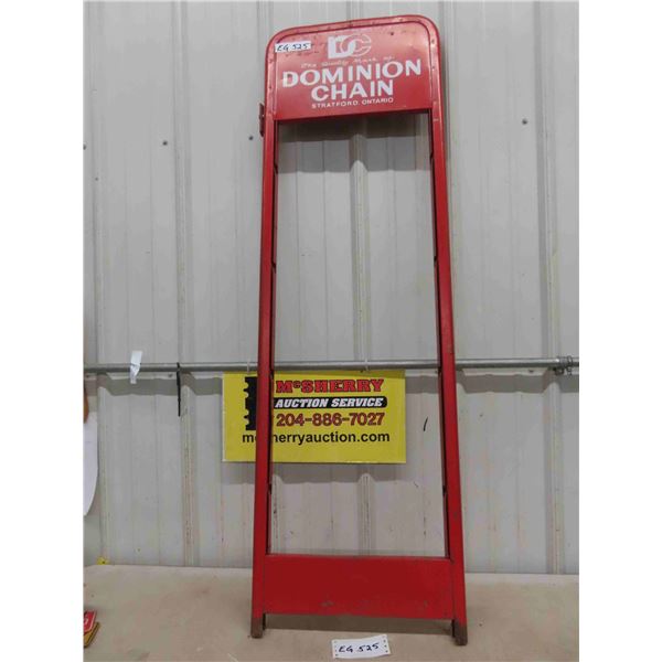 Dominion Chain Sign  approx. 17" x 55" 