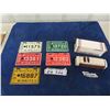 Image 1 : Bicycle License Plates ; 1968, 69, 71, 72, 73 & Electrolux Vacuum Bank