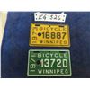 Image 3 : Bicycle License Plates ; 1968, 69, 71, 72, 73 & Electrolux Vacuum Bank