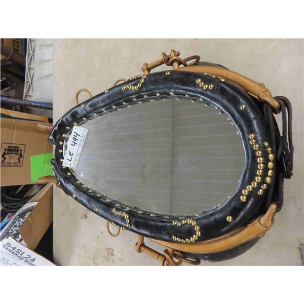 Rustic Horse Collar Mirror