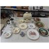 Image 1 : Various Decorative Plates, Vases, Bunnykins & Piggy Cookie Jar, plus more