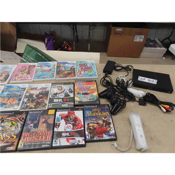 Woo Remote, Controller & 8 Games, Play Station2, Controller & 8 Games