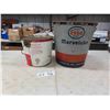 Image 5 : Co-Op Grease Pail & Esso 25lb Marvelube Pail