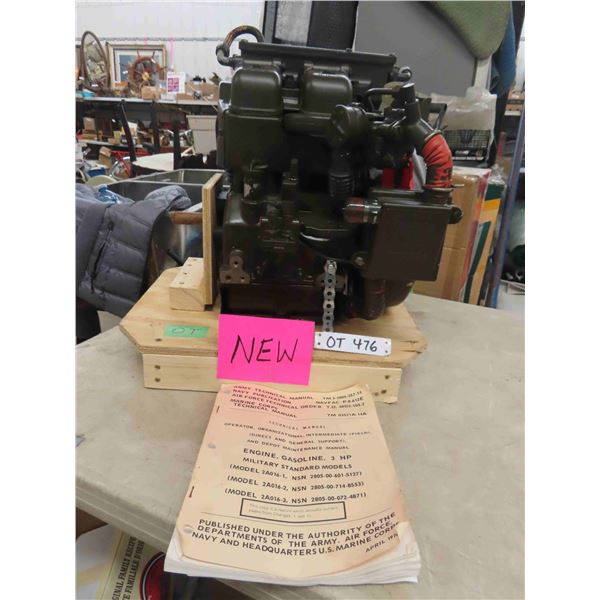  New Military Engine with Book