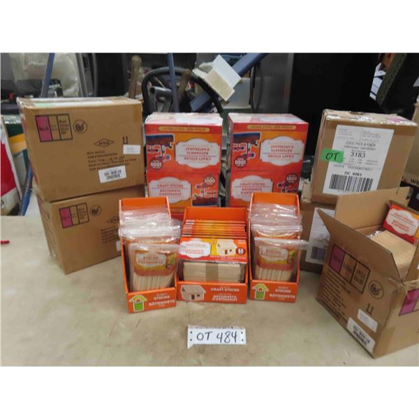 11 Boxes of Craft Sticks