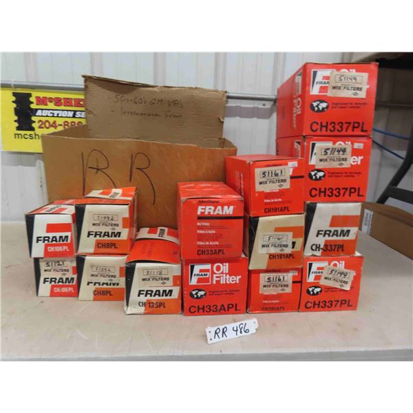 Variety Of Fram Oil Filters - applications unknown