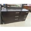Image 2 : Modern Dresser 17.5" x 34" x61" plus Mirror 37" x 46" &  Night Table 16" x 18.5" x 21"