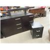 Image 7 : Modern Dresser 17.5" x 34" x61" plus Mirror 37" x 46" &  Night Table 16" x 18.5" x 21"
