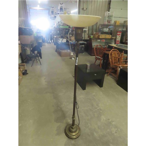 Antique Floor Lamp with Shade