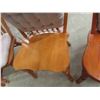 Image 4 : 4 Wooden Modern Chairs - 2 Styles but Close in Style - with Removable Cushions