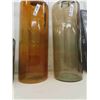 Image 5 : 3 Large Glass Vases ; (2) 30" Tall, (1) 16" Tall 