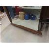 Image 3 : Mirror with Wood Frame Originally Off Dresser 32" x 38"