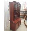 Image 2 : Mahogany China Cabinet - 2 pc 21" x 40" x 78"
