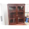 Image 5 : Mahogany China Cabinet - 2 pc 21" x 40" x 78"