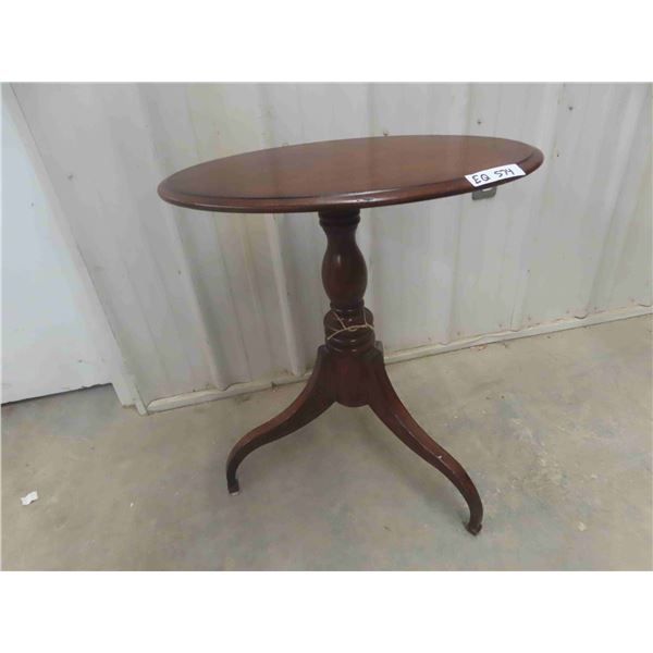 Walnut Tilt Top Stand 13" x 23.5" x 28"