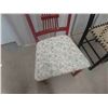 Image 3 : 2 Chairs ; (1) Tapestry Seat & (1) Ladder Back Hide Lace Seat
