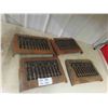 Image 1 : 4 Matching Heat Register Covers & 2 Matching Heat Register Covers - 6 Total -