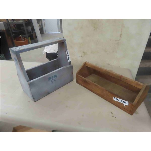 Cobblers Wooden Carrier & Carpenters Tool Box