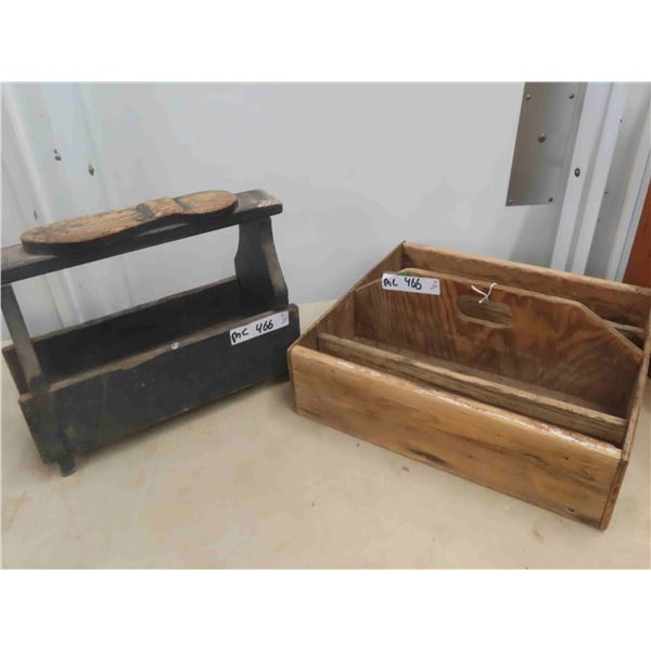 Cobblers' Wooden Tool Box & Carpenter's Tool Organizer
