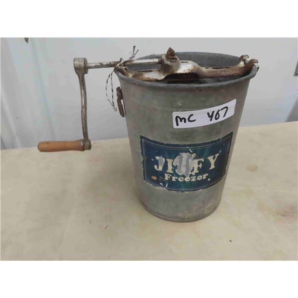 Jiffy Metal Ice Cream Maker