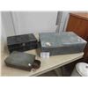 Image 1 : 3 Galvanized Tin Boxes;  Implement Tool Box, Galv. Box 7" x 14" x 22" , Galv. Box 